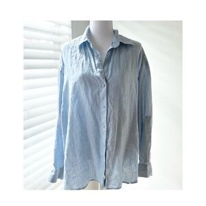Babaton Light Blue Button Down Shirt